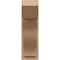 Ekena Millwork 8-in W x 20-in D x 24-in H Funston Slat Rough Cedar Woodgrain TimberThane Outlooker, Primed Tan OUTUR080X20X24FST24RCPR - alternate 3